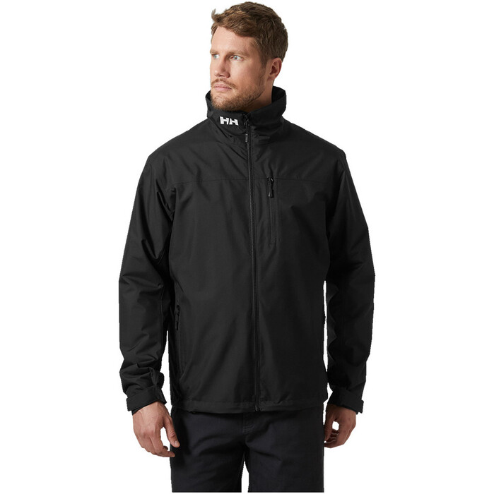 2024 Helly Hansen Hombres Crew Chaqueta De Vela De Capa Intermedia 2.0 34444 - Black